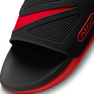 Nike Air Max Cirro Just Do It Athletic Sandal Solarsoft Slide (BLACK/UNIVERSITY RED, numeric_10)