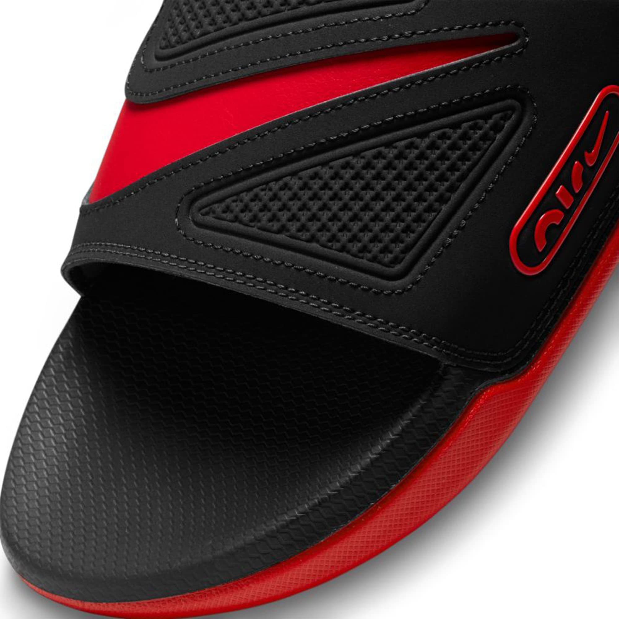 Nike Air Max Cirro Just Do It Athletic Sandal Solarsoft Slide (BLACK/UNIVERSITY RED, numeric_10)