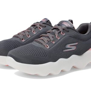 Skechers Go Walk Massage Fit Gray/Pink 9 B (M)