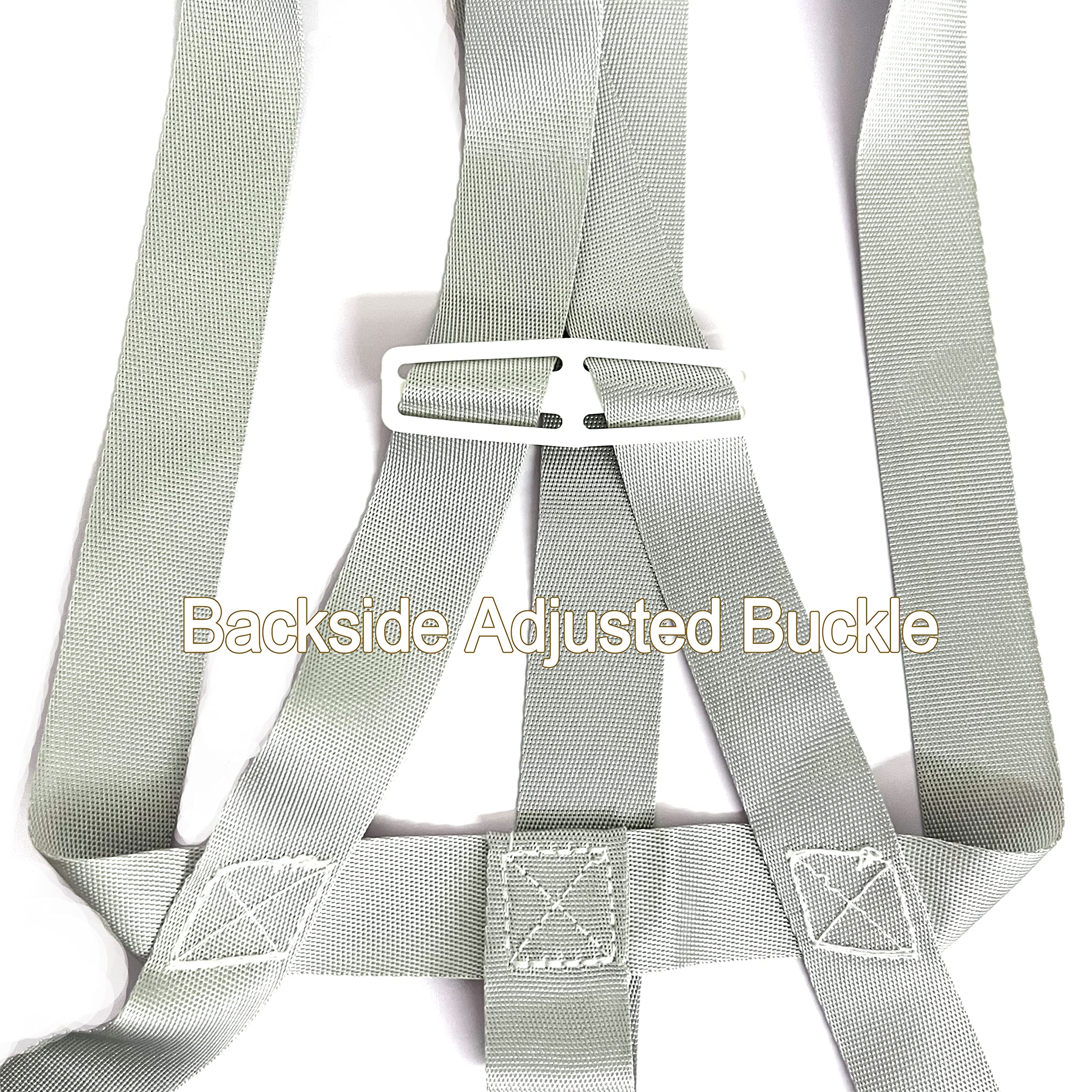 ZARPMA High Chair Straps, Universal Replacement Harness Strap Belt for Chair Compatible for Tripp Trapp Stokke HighChair (Grey)