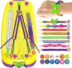 simfunso friendship bracelet making kit, toys for girls ages 7 8 9 10 11 12 year old, present for teen girl, arts and crafts kit for kids ages 8, birthday gift toys for 8-12 years old