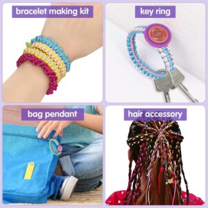 Simfunso Friendship Bracelet Making Kit, Toys for Girls Ages 7 8 9 10 11 12 Year Old, Present for Teen Girl, Arts and Crafts Kit for Kids Ages 8, Birthday Gift Toys for 8-12 Years Old