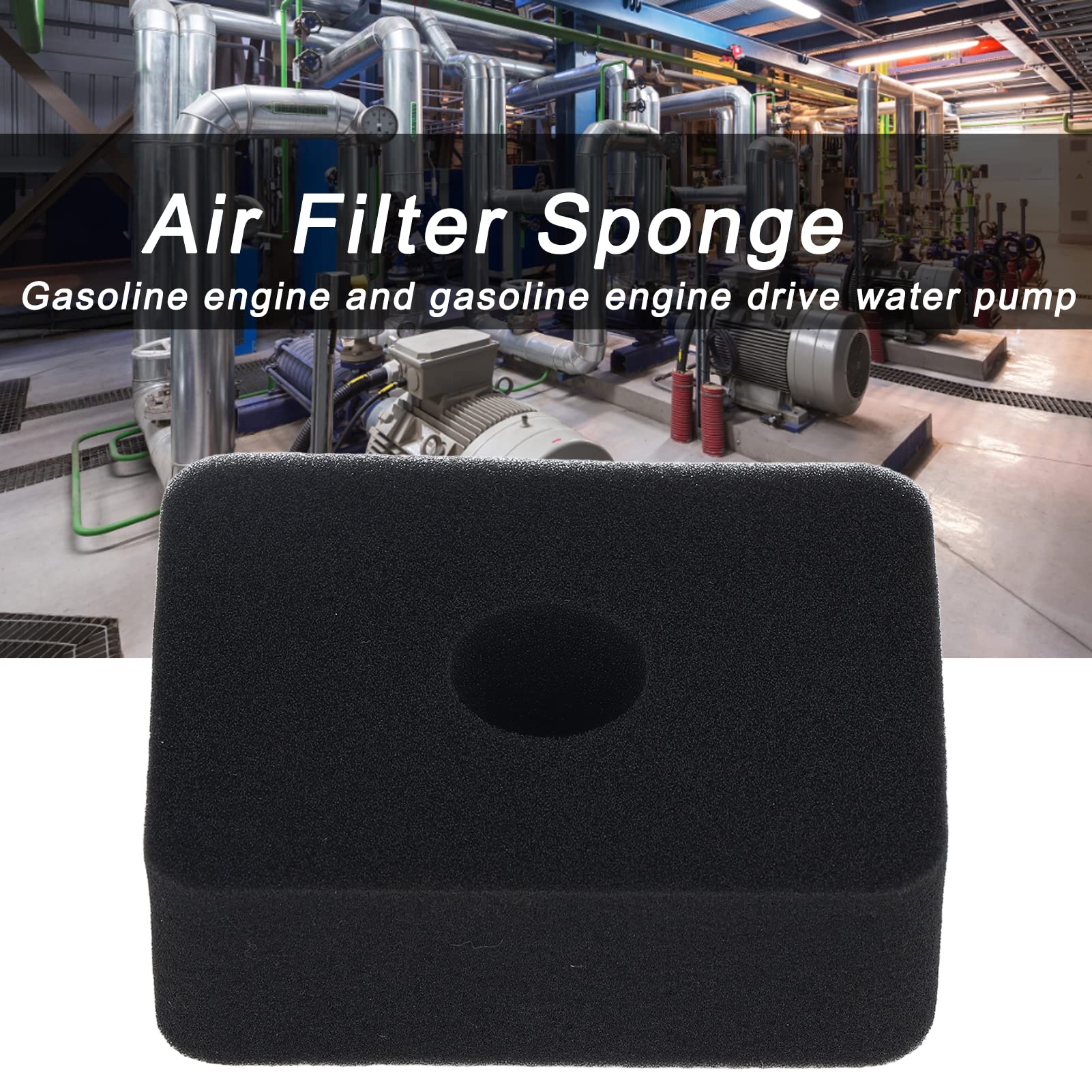 Air Filter Element Sponge Replacement, Foam Air Filter 17211‑ZE1‑000 for WB20XH WB30XH Gasoline Water Pump