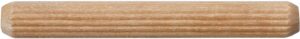 wood dowel pins - fluted - 1/4" diameter (1/4" x 2", 100)