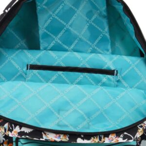 HOOEY Recess 25 Liter Multipurpose Backpack Rain Cover Hat Strap Laptop Sleeve Hydro Pockets (Black/White/Teal)