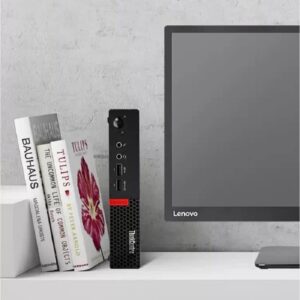 Lenovo ThinkCentre M910q Tiny Desktop Intel i5-6500T Up to 3.10GHz 16GB RAM New 512GB NVMe SSD Built-in AX210 Wi-Fi 6E BT HDMI Dual Monitor Support Wireless Keyboard and Mouse Win10 Pro (Renewed)