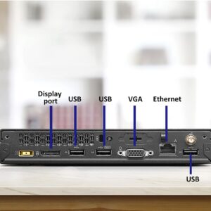Lenovo ThinkCentre M73 Mini Desktop Computer Tiny PC Bundle, Intel Dual Core 2.60GHz, 8GB RAM, 500GB HDD, DisplayPort, USB 3.0, WiFi, 22 Inch LCD Monitor, VESA Mount, DVD, Windows 10 Pro (Renewed)