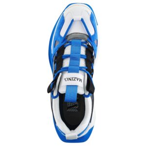 Mazino Zenon Fashion Sneakers for Men - Men's Athleisure Casual Shoes - Blue/White/Black, Size 8.5
