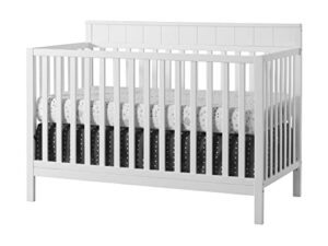 oxford baby logan 4-in-1 convertible crib, snow white, greenguard gold certified
