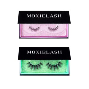 moxielash magnetic eyelashes - classy and money reusable magnetic lashes, no glue or alcohol, full glam volume