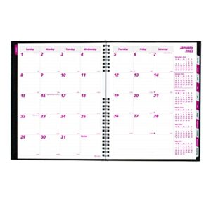 Brownline CoilPro 14-Month Ruled Monthly Planner, 11 x 8.5, Black Cover, 14-Month (Dec to Jan): 2022 to 2024