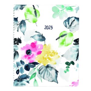 Blueline Monthly 14-Month Planner, Floral Watercolor Artwork, 11 x 8.5, Multicolor Cover, 14-Month (Dec to Jan): 2022 to 2024