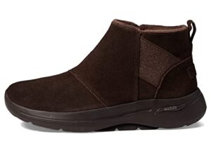 skechers go walk arch fit - happy embrace chocolate 9 b (m)