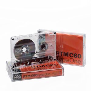 rtm c60 | type 1 60 minute blank music cassette | ideal for music recording | studio quality | single cassette