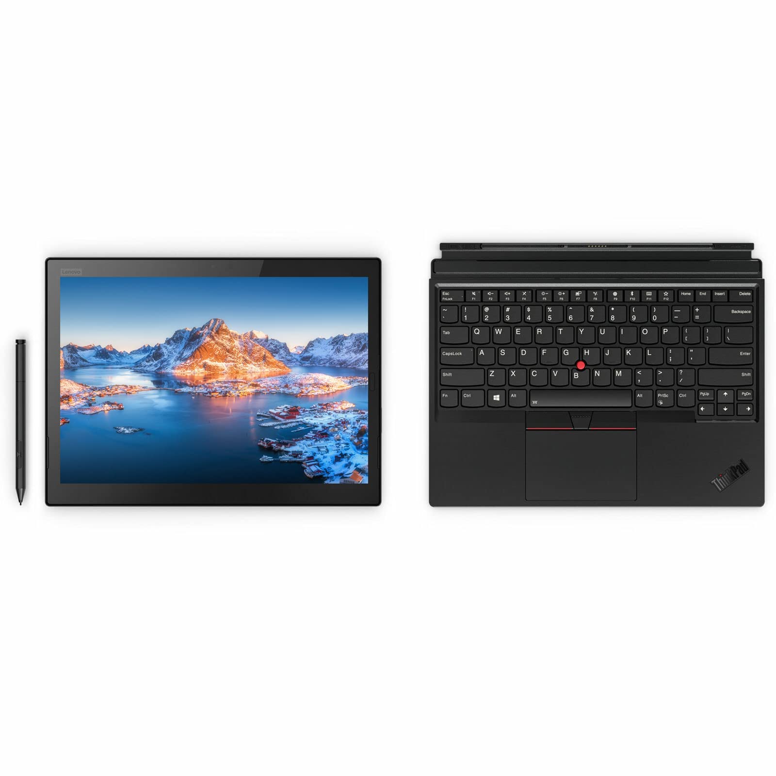 Lenovo ThinkPad X1 Tablet Gen 3, 13'' IPS Touchscreen 400 nits QHD+(3000x2000) 2-in-1 Laptop, Intel Core i7-8650U, 8GB RAM 256 GB PCIe SSD, Windows 10 Pro, Bundle with USB Light