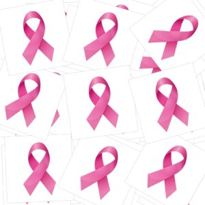 288 pieces pink ribbon temporary tattoos breast cancer awareness tattoo breast cancer stickers breast cancer temporary tattoos pink out tattoos pink ribbon face decorations for party