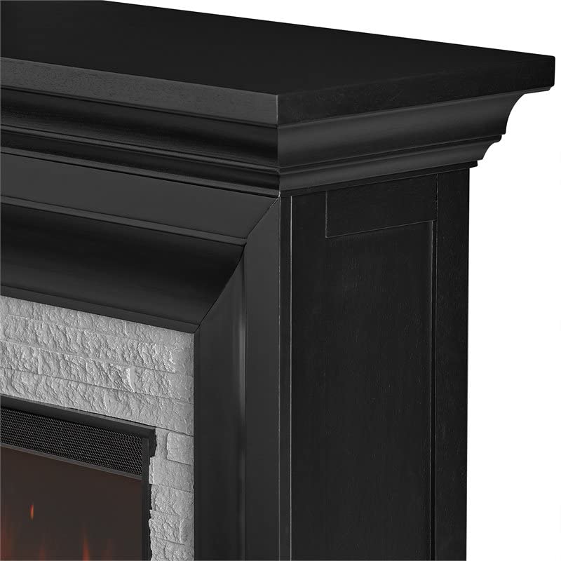 Sonia 69" Landscape Electric Fireplace in Black by Real Flame