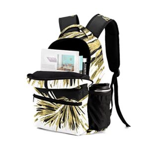 Anneunique Personalized Cheerleader Yellow Custom Backpack for Traveling Hiking Camping with Name