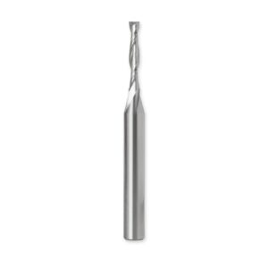 routybits - 1/8 diameter, up cut bit, 1/4 in dia shank, 3/4 inch cut length, solid carbide, spiral endmill, cnc router bits