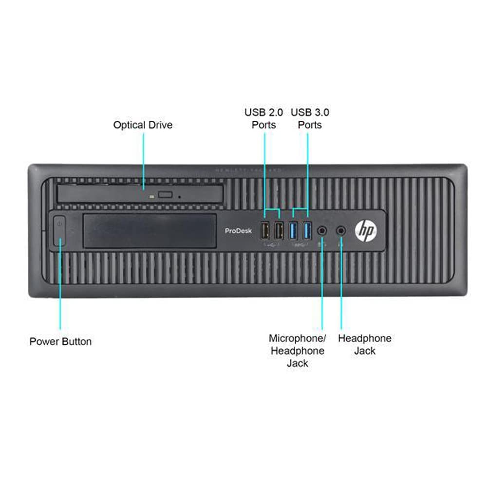 HP EliteDesk 800 G1 Desktop Computer SFF PC(Renewed),i7 Business Small Form Factor,32GB Ram,1TB SSD,WiFi,DVD-RW,Windows 10 Pro,Keyboard & Mouse Included Only by Titan ITAD