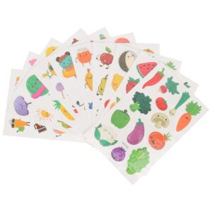 fomiyes 10 sheets of kids temporary tattoos fruit vegetable tattoo stickers cartoon stickers body art sticker wall stickers kids party decorations supplies