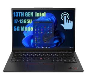 newlenovo 5g model thinkpad x1 carbon gen 11, 14.0" fhd touch ultra laptop, intel core i7-1365u vpro, 32gb lpddr5 ram 1tb ssd fingerprint type-c wifi thunderbolt aimcare sup. win11 pro
