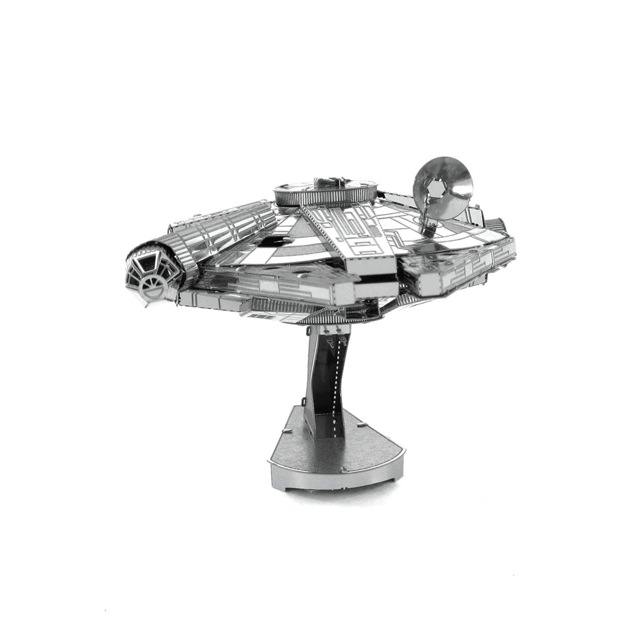 Metal Earth Fascinations Star Wars Millennium Falcon 3D Metal Model Kit Bundle with Tweezers