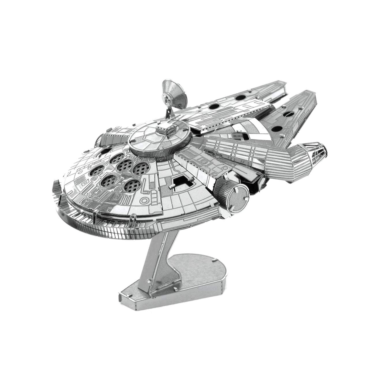 Metal Earth Fascinations Star Wars Millennium Falcon 3D Metal Model Kit Bundle with Tweezers