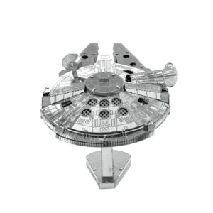 Metal Earth Fascinations Star Wars Millennium Falcon 3D Metal Model Kit Bundle with Tweezers