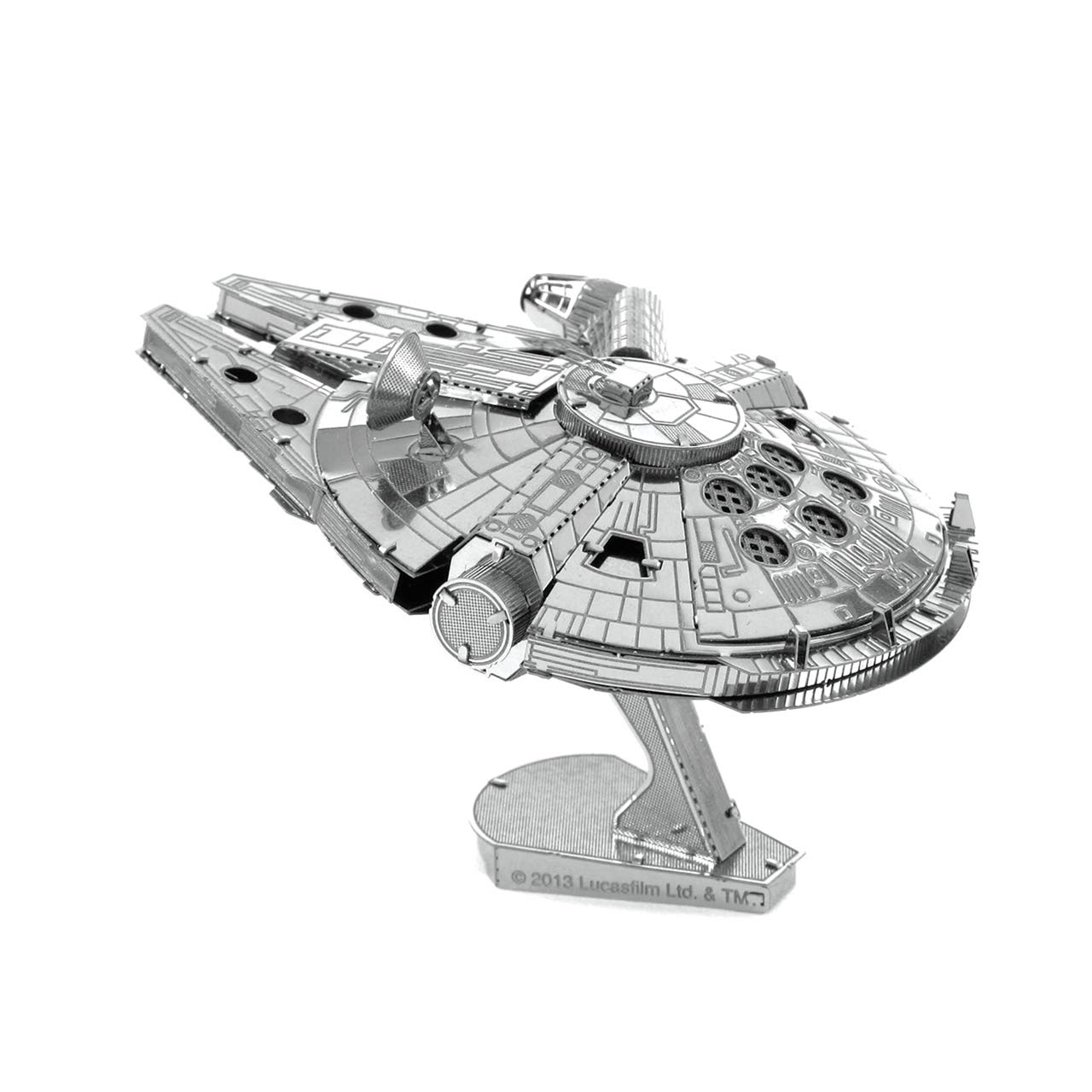 Metal Earth Fascinations Star Wars Millennium Falcon 3D Metal Model Kit Bundle with Tweezers