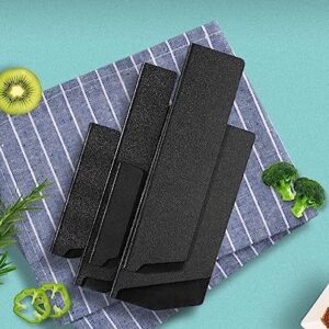 Knife Sheath, Chef Knife Edge Guard, Universal Kitchen Knife Blade Covers, BPA-Free Knife Case, Abrasion Resistant Felt Lined Knife Cover Sleeves Knife Protectors