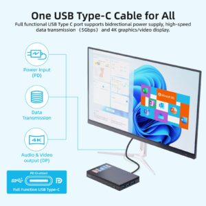 MeLE Mini PC, Quieter3C Fanless Mini Computer N5105 16GB 512GB Windows 11 Pro USB-C 4K Triple Display WiFi 6 BT5.2 Gigabit Ethernet Micro PC Support M.2 SSD on Business Industrial IoT Office Home