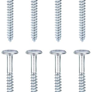 Spare Hardware Parts Table, Bed Frame Stand Long Wood Screw (Replacement for IKEA Part #128745) (Pack of 8)