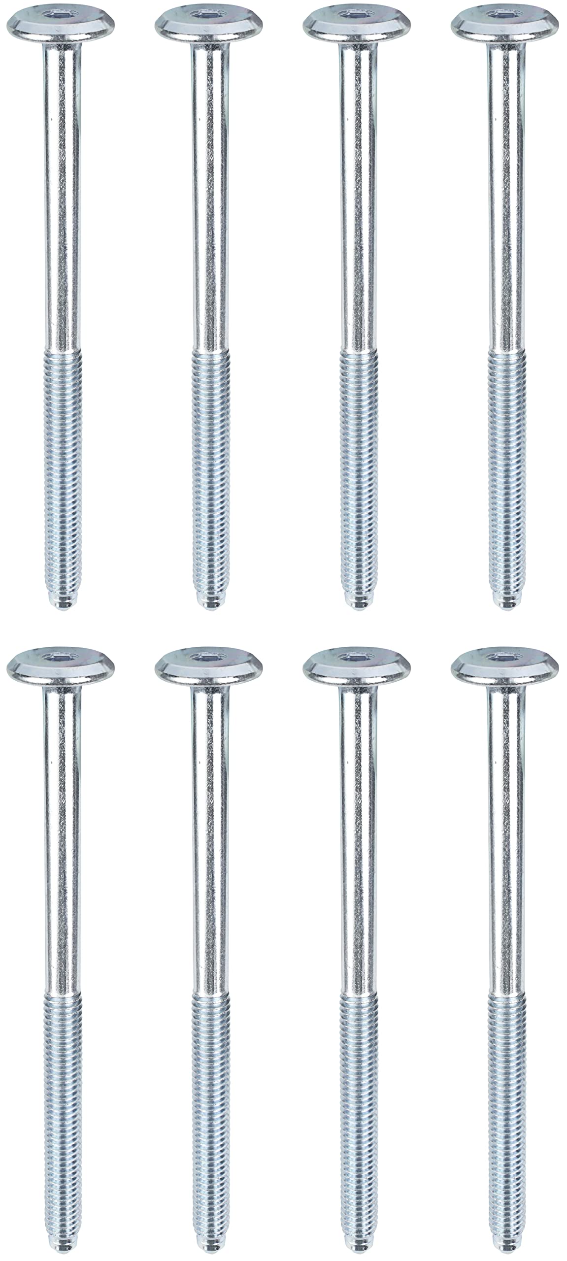 Spare Hardware Parts Bed Frame, Daybed Frame, Gateleg Table Long Screw (Replacement for IKEA Part #105330) (Pack of 8)