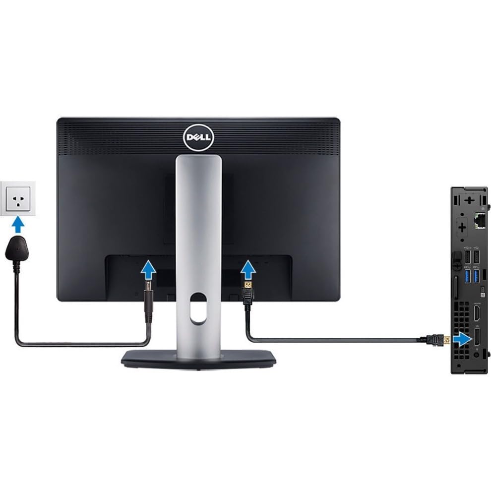 Dell OptiPlex 3000 Desktop Computer - Intel Core i5 12th Gen i5-12500T Hexa-core (6 Core) 2 GHz - 16 GB RAM DDR4 SDRAM - 512 GB M.2 PCI Express NVMe 3.0 x4 SSD - Micro PC - Black