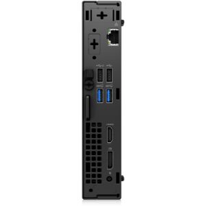 Dell OptiPlex 3000 Desktop Computer - Intel Core i5 12th Gen i5-12500T Hexa-core (6 Core) 2 GHz - 16 GB RAM DDR4 SDRAM - 512 GB M.2 PCI Express NVMe 3.0 x4 SSD - Micro PC - Black