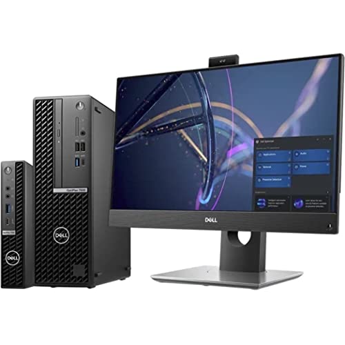 Dell OptiPlex 7000 Desktop Computer - Intel Core i5 12th Gen i5-12500 Hexa-core (6 Core) 3 GHz - 8 GB RAM DDR4 SDRAM - 256 GB M.2 PCI Express NVMe 3.0 x4 SSD - Small Form Factor - Black