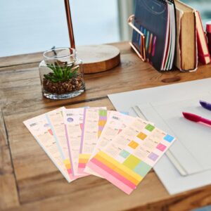 NUOBESTY 2023 Calendar Stickers Monthly Calendar Sticker Adhesive Tabs for Planners Journal Notebook, 12 Sets