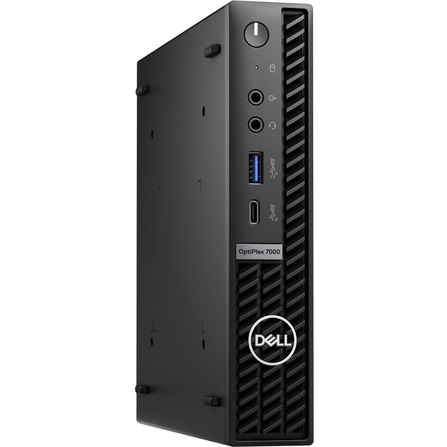 Dell OptiPlex 7000 Desktop Computer - Intel Core i5 12th Gen i5-12500T Hexa-core (6 Core) 2 GHz - 16 GB RAM DDR4 SDRAM - 256 GB M.2 PCI Express NVMe 3.0 x4 SSD - Micro PC - Black