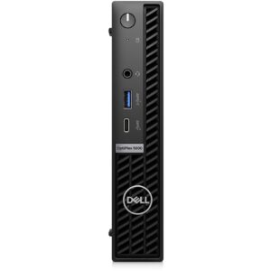 Dell OptiPlex 5000 Desktop Computer - Intel Core i5 12th Gen i5-12500T Hexa-core (6 Core) 2 GHz - 8 GB RAM DDR4 SDRAM - 256 GB M.2 PCI Express NVMe 3.0 x4 SSD - Micro PC - Black