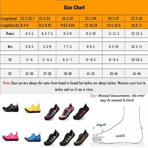 OYUXMAS Mens Womens Water Shoes Beach Barefoot Swim Pool Shoes Socks Anti-Slip Breathable Quick Dry Lightweight Slip-on Walking Aqua Sports Park Boating Fishing Diving Surfing Outdoor Sport Hiking