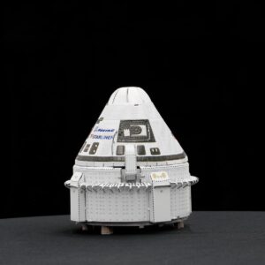 Metal Earth Boeing CST-100 Starliner 3D Metal Model Kit Bundle with Tweezers Fascinations