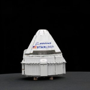 Metal Earth Boeing CST-100 Starliner 3D Metal Model Kit Bundle with Tweezers Fascinations