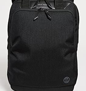 Cole Haan Men's Zergrand 2-In-1 Backpack, Black, One Size