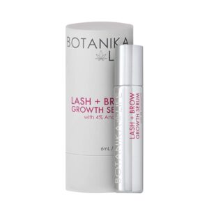 botanika life natural eyelash growth serum & eyebrow growth serum | lash serum for eyelash growth | eyebrow serum to grow brows, making them longer & thicker | made in usa - 6ml