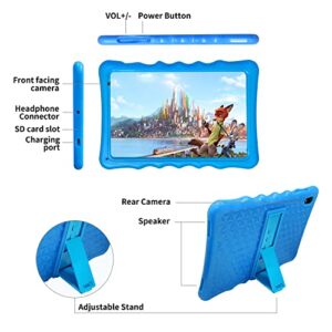 10 inch Kids Tablet, Android 12 Tablet for Kids,Google Tablet with 2GB RAM &32GB ROM,1280 * 800 IPS,2MP Front 5 MP Rear Camera,Kids Tablet with Colorful Kid-Proof Case,Ideal Kids Gift