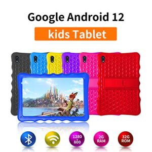 10 inch Kids Tablet, Android 12 Tablet for Kids,Google Tablet with 2GB RAM &32GB ROM,1280 * 800 IPS,2MP Front 5 MP Rear Camera,Kids Tablet with Colorful Kid-Proof Case,Ideal Kids Gift
