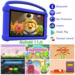 BYYBUO Kids Tablet, 7 inch Tablet for Kids, Android 11 Tablets, Children Tablet with Shockproof Case