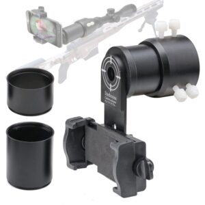 starboosa rifle scope mount camera adapter - smartphone camera adapter for hunting & birding - outdoor shooting