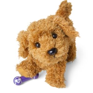 American Girl Truly Me 18-inch Doll Pet Daffodil Doodle Dog with Magnetic Mouth to Hold Her Barbell Toy, For Ages 6+